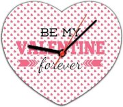 Lovely Collection Be My Valentine Forever Analog Wall Clock