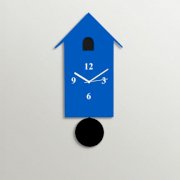  Timezone Home Pendulum Wall Clock Light Blue And Black TI430DE43YZWINDFUR