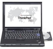 IBM ThinkPad R61 (Intel Core 2 Duo T8300 2.4GHz, 160GB HDD, VGA Intel 965GM, DOS) 