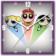 StyBuzz Powerpuff Girls Analog Wall Clock