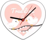 Lovely Collection True Love Birds Analog Wall Clock