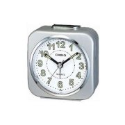 Casio- Alarm Clock With Light And Snooze - Silver (Tq143-8)