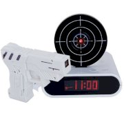 Gun Target Alarm Desk Clock Gadget / a Funny Game Mode to Let You Enjoy Shooting Practice