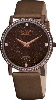     Burgi Women's Swiss- Diamond Watch, 38mm 61117