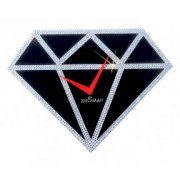  Crysto Diamond Shape Wall Clock  CR726DE79AMEINDFUR