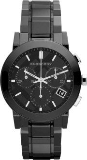     Burberry Swiss Black Ceramic Bracelet 38mm 61880