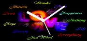 Zeeshaan Meaning Of Love Analog Wall Clock