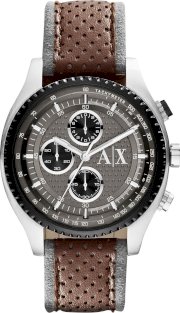     A|X Armani Exchange Men's Leather 45mm 62102
