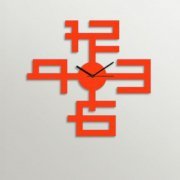  Timezone Trendy Wall Clock Orange TI430DE91YMMINDFUR