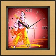 Shopping Monster Lord Ram Religious Analog Wall Clock