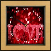 Shopping Monster Designer Love You Analog Wall Clock