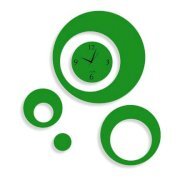  Klok Multi Round Wall Clock Green KL593DE80ACHINDFUR