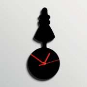 Silhouette Alice In Wonderland Wall Clock SI871DE47BMEINDFUR