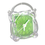 Small Crystal Plastic Desk Light Bell Alarm Clock