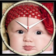 Shopmillions Innocent Baby Analog Wall Clock