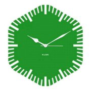 Klok Simple Octagon Wall Clock Green KL593DE86ANPINDFUR