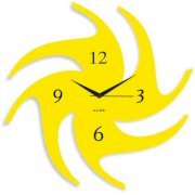  Klok Thick Chakri Wall Clock Yellow KL593DE68ACTINDFUR