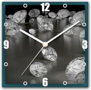 StyBuzz Diamonds Analog Wall Clock