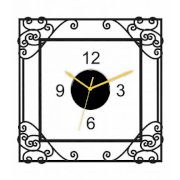 Gloob Elegant Wall Decal Clock Sticker GL672DE09PHQINDFUR