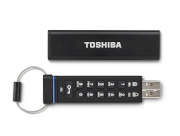 Toshiba Encrypted USB Flash Drive 32GB Black (PFU032D-1BEK)