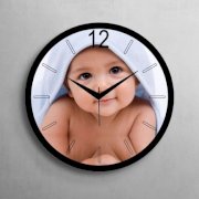  Regent Cute Baby With Towel Wall Clock RE228DE61CUGINDFUR