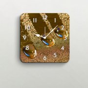  FurnishFantasy Sparkling Water Drops Wall Clock FU355DE82JTDINDFUR