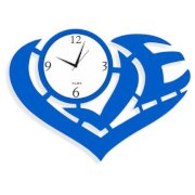 Klok Special Love Wall Clock Light Blue KL593DE91ZYAINDFUR