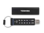 Toshiba Encrypted USB Flash Drive 8GB Black (PFU008D-1BEK)