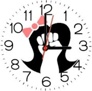 Ellicon 294 Girl Power Analog Wall Clock (White) 