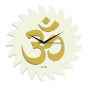 Klok Om Wall Clock Off White