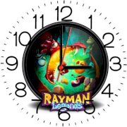  Ellicon B154 Rayman Legends Design Analog Wall Clock (White) 