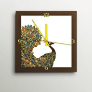  ArtEdge Peacock Wall Clock GA420DE77FYGINDFUR