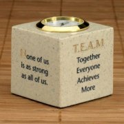 Team Cube Desk Clock by Successories