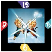  WebPlaza Dragon Ball Z Analog Wall Clock (Multicolor) 