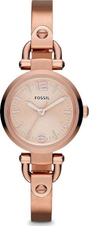 Fossil Women's Georgia Mini Rose Gold-Tone Watch 26mm 65307