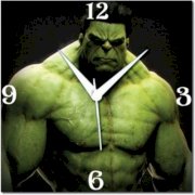  WebPlaza Green Hulk Analog Wall Clock (Green) 