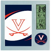 NCAA Virginia Cavaliers Digital Desk Clock Picture Frame
