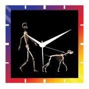  Moneysaver X Ray Man And Dog Funny Analog Wall Clock (Multicolor) 