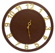 Earth Ring Numbers Analog Wall Clock
