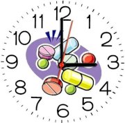 Ellicon 305 Medicine Analog Wall Clock (White) 