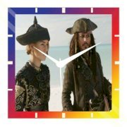  Moneysaver Pirates Of The Caribbean Analog Wall Clock (Multicolor) 