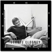  Shoprock George Clooney Analog Wall Clock (Black) 