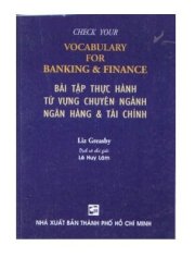 Bài tập thực hành từ vựng chuyên ngành ngân hàng & tài chính