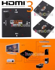 3 in 1 out HDMI Switcher