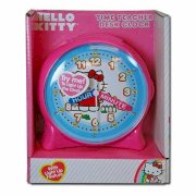 Hello Kitty Time Teacher Plastic Desk Clock with Light Up Feature