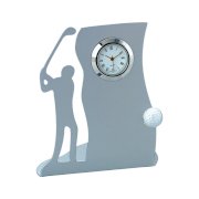 Visol Products vac606 "Drive" Golf Themed Metal Desk Clock
