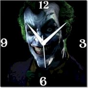 WebPlaza Joker One Bad Day Analog Wall Clock (Multicolor) 