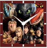  Moneysaver How to Train Your Dragon Analog Wall Clock (Multicolor) 