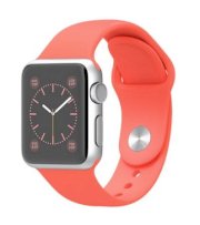 Đồng hồ thông minh Apple Watch Sport 38mm Silver Aluminum Case with Pink Sport Band