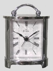 Bulova B2634 Regent Carriage Desk / Alarm Clock